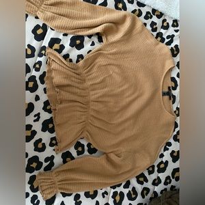 Forever 21, cropped Waffle-knit sweater, only worn once